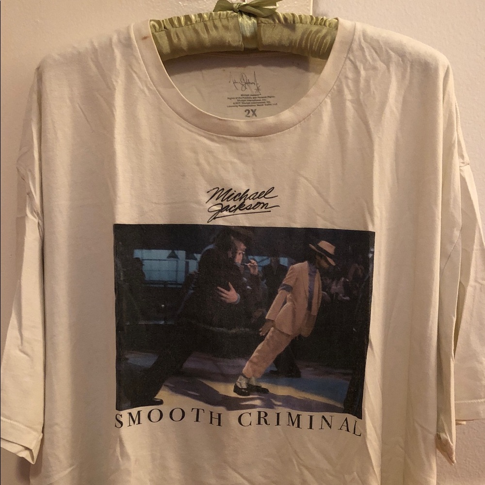 Authentic Michael Jackson Smooth Criminal Graphic T-Shirt Size 2X